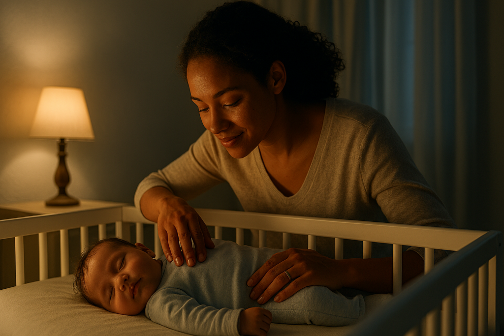 Mother with SIDS Fear at Night